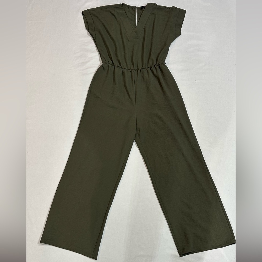 Chic Dark Green Women's Jumpsuit